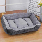 Color Square Winter Warm Pet Bed