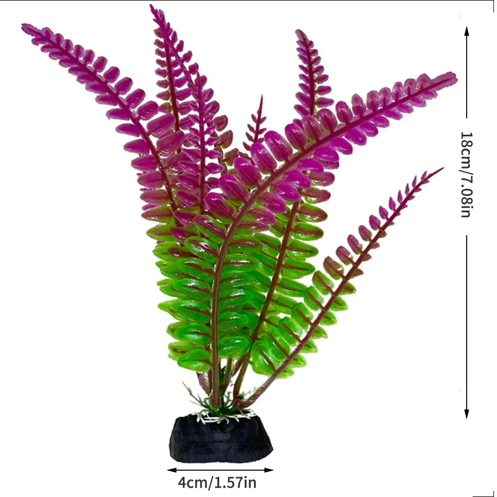 1PC Plastic Simulated Aquatic Plants For Fish Tank, Aquarium Decoration,