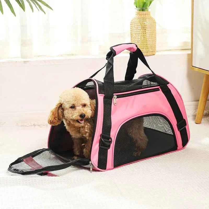 Cat & Dog Carrier Bag – Breathable Travel Handbag