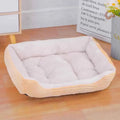 Color Square Winter Warm Pet Bed