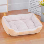 Color Square Winter Warm Pet Bed