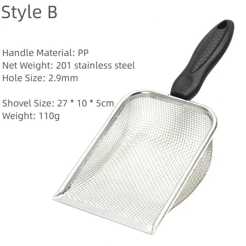 Stainless Steel Cat Litter Scooper