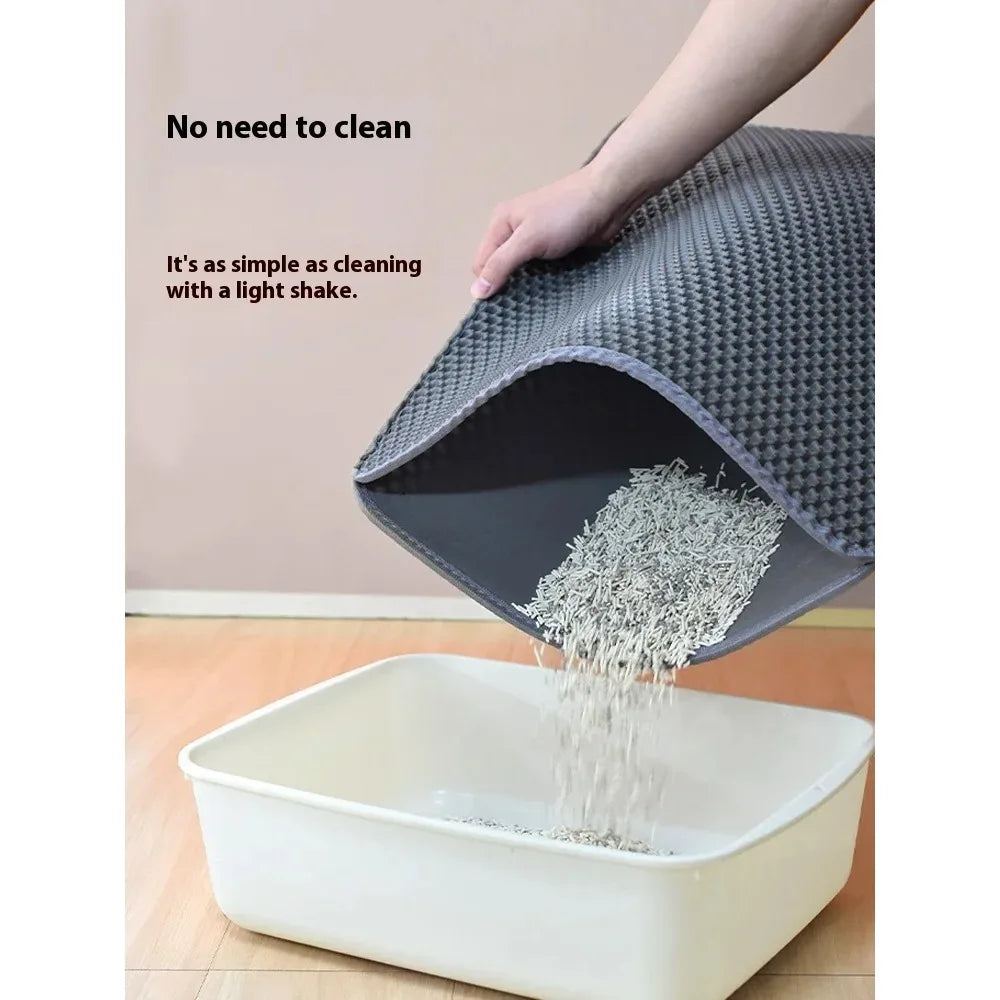 Cat Litter Mat Waterproof Double Layer