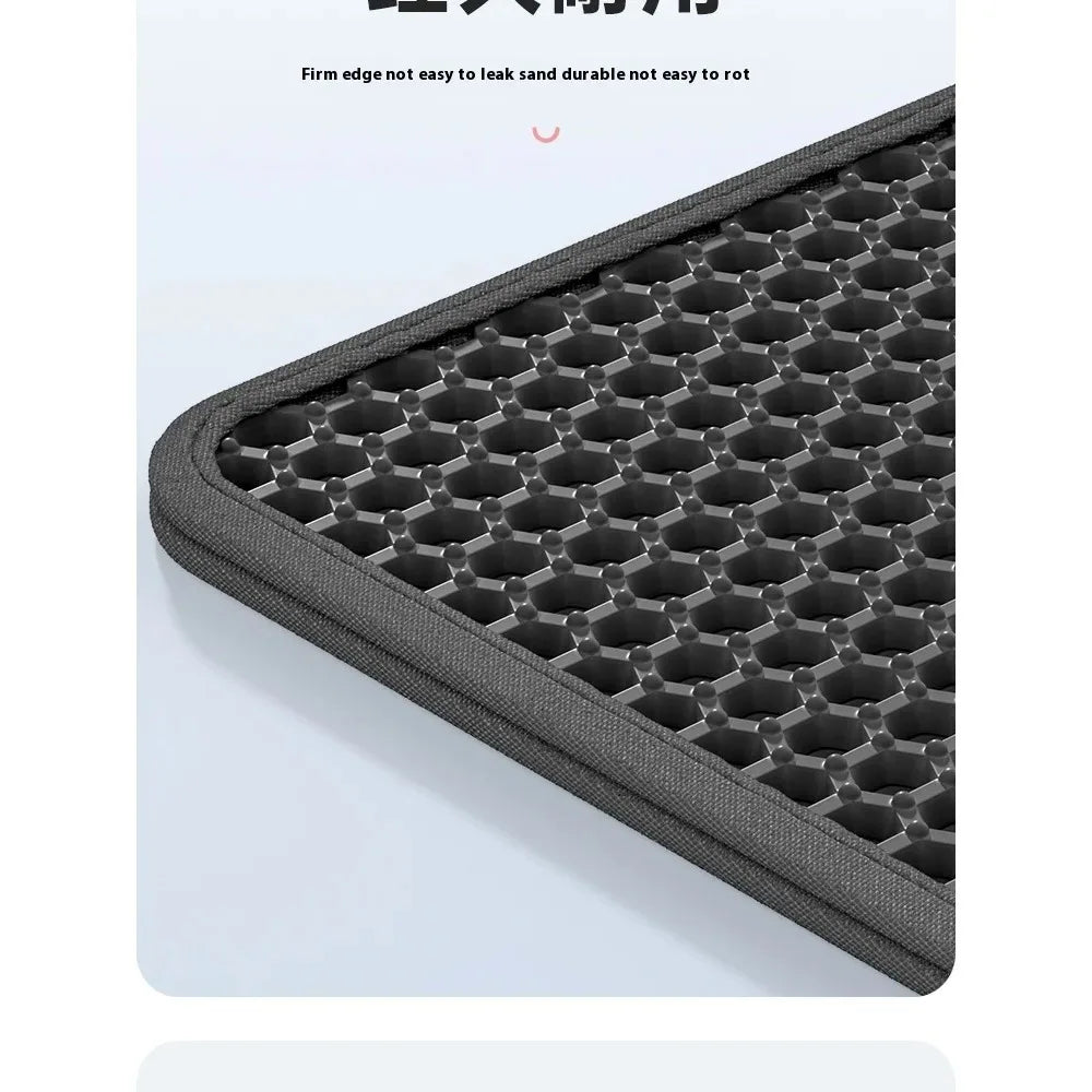 Cat Litter Mat Waterproof Double Layer