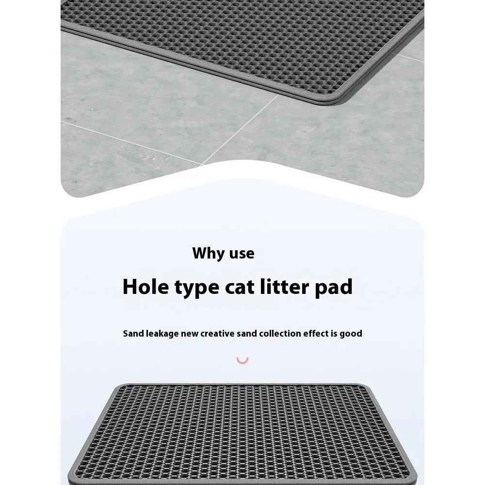 Cat Litter Mat Waterproof Double Layer