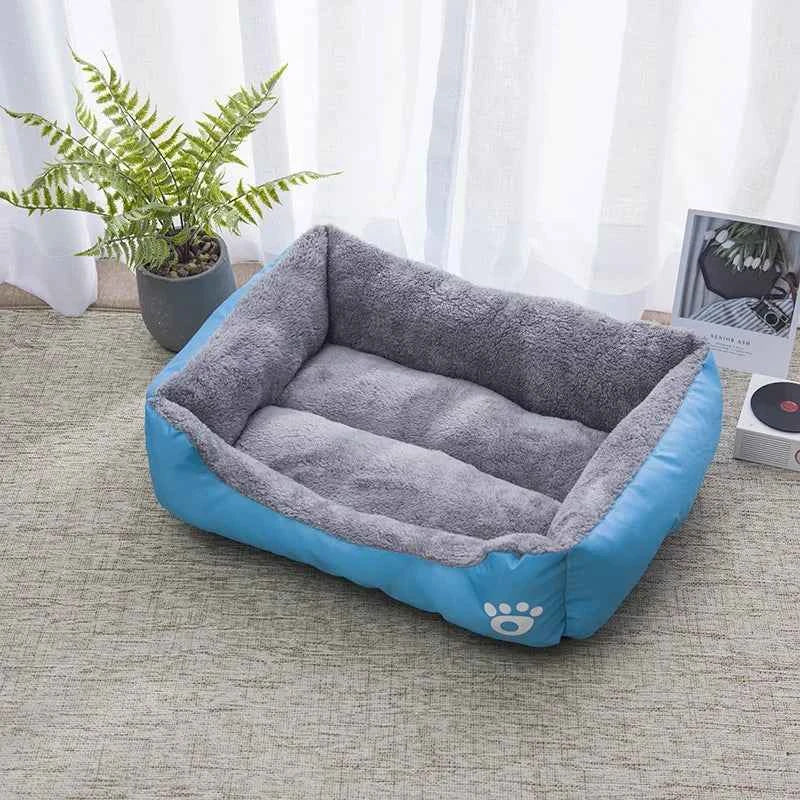 Color Square Winter Warm Pet Bed