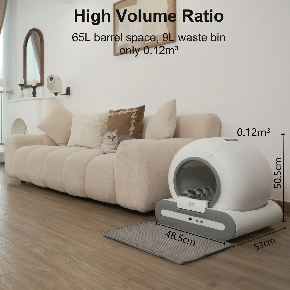Automatic Cat Litter Box - Self Cleaning