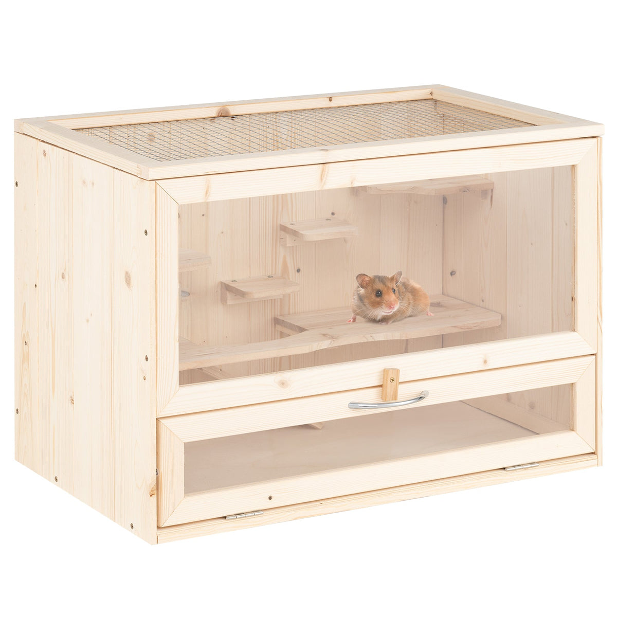 Wooden Hamster Cage