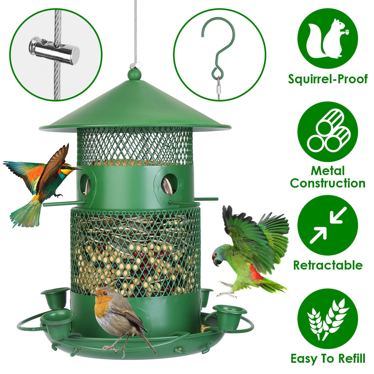 Outdoor Hanging Bird Feeder