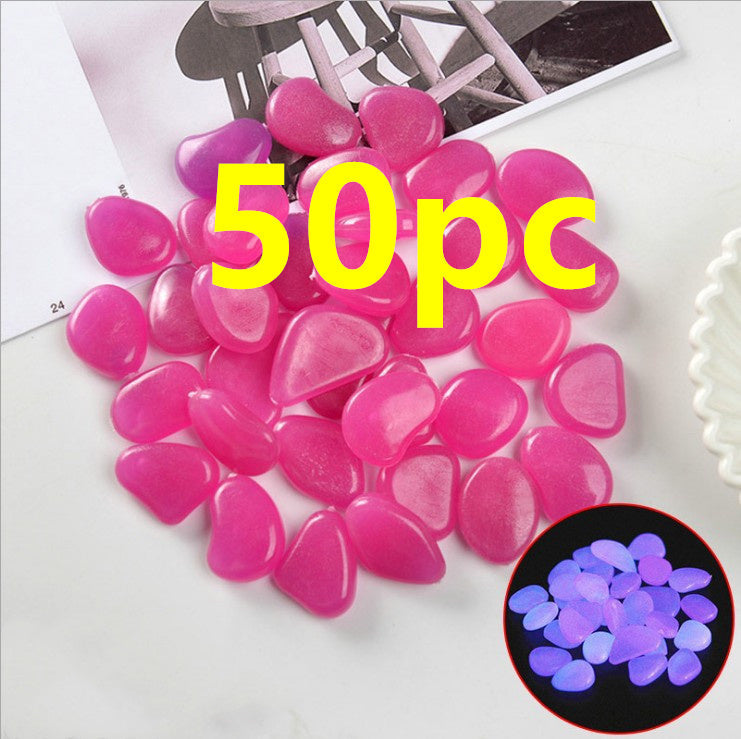 Fluorescent Aquarium Pebbles Fish Tank