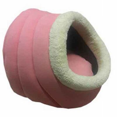 Cat Bed for Comfort and Warm Pink