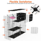 Pet Enclosure Indoor Cage Playpen