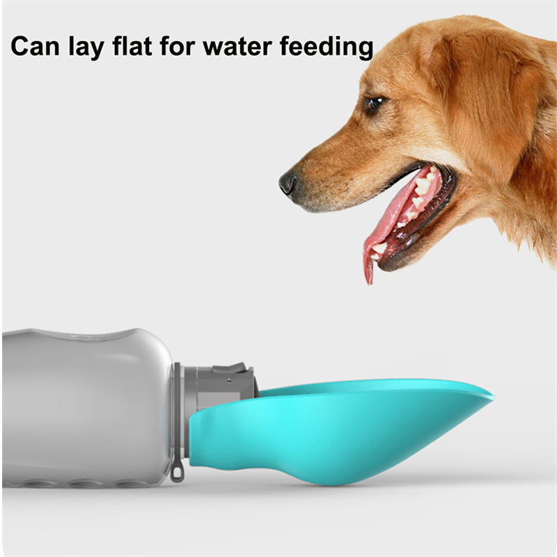 Pet Water Bottle With Drinking Bowl