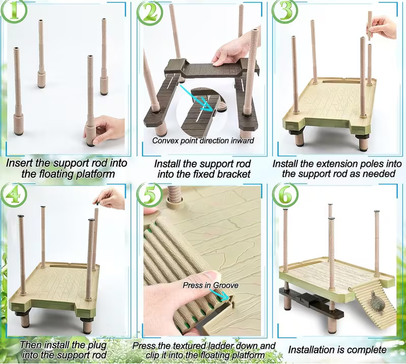 Floating Pet Platform & Ramp