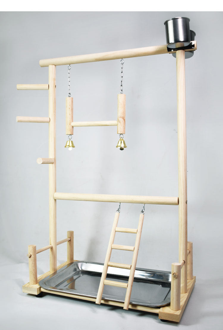 Solid Wood Toy Swing and Climbing Ladder