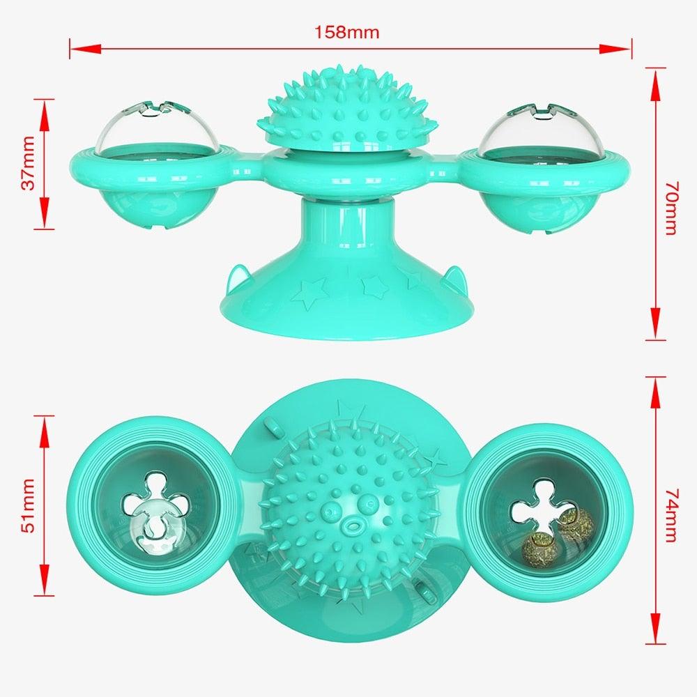 Rotatable Cat Toys With Catnip