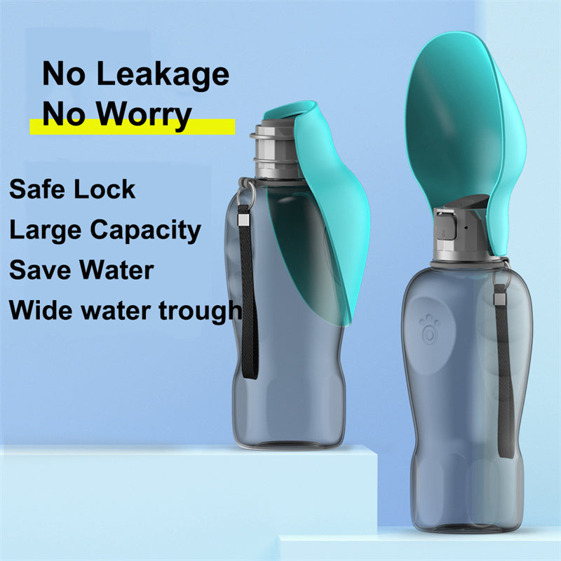 Pet Water Bottle With Drinking Bowl