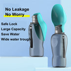 Pet Water Bottle With Drinking Bowl