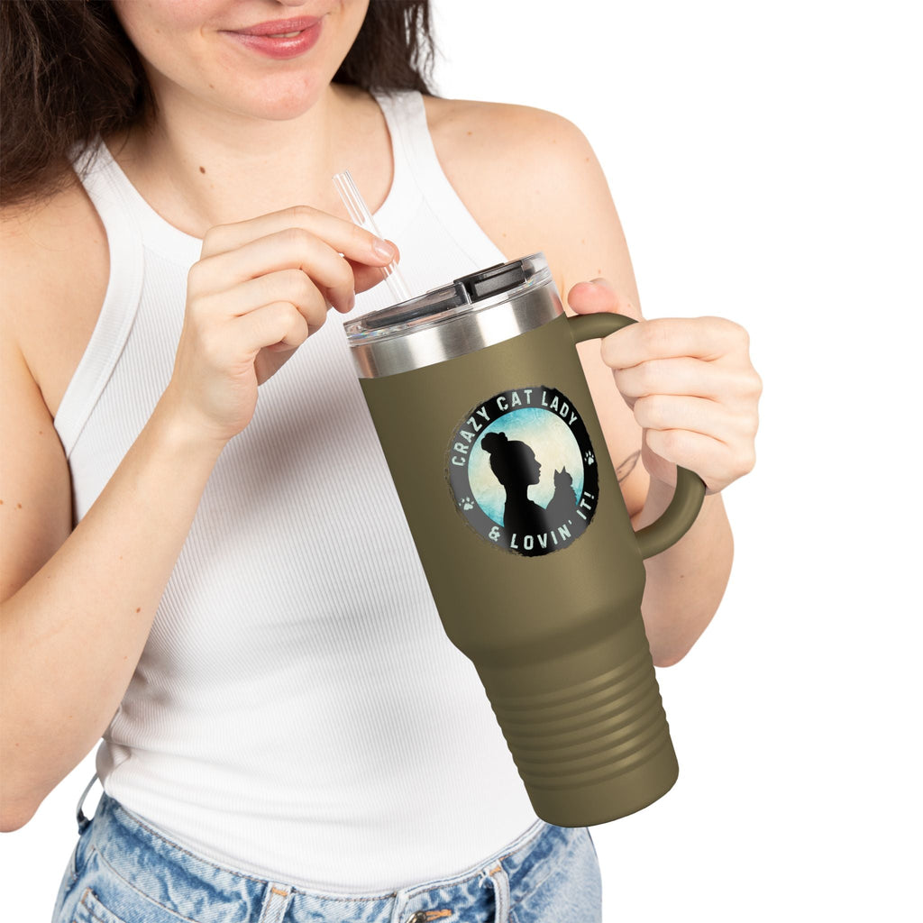 Travel Mug - 40oz -  Cat Lovers