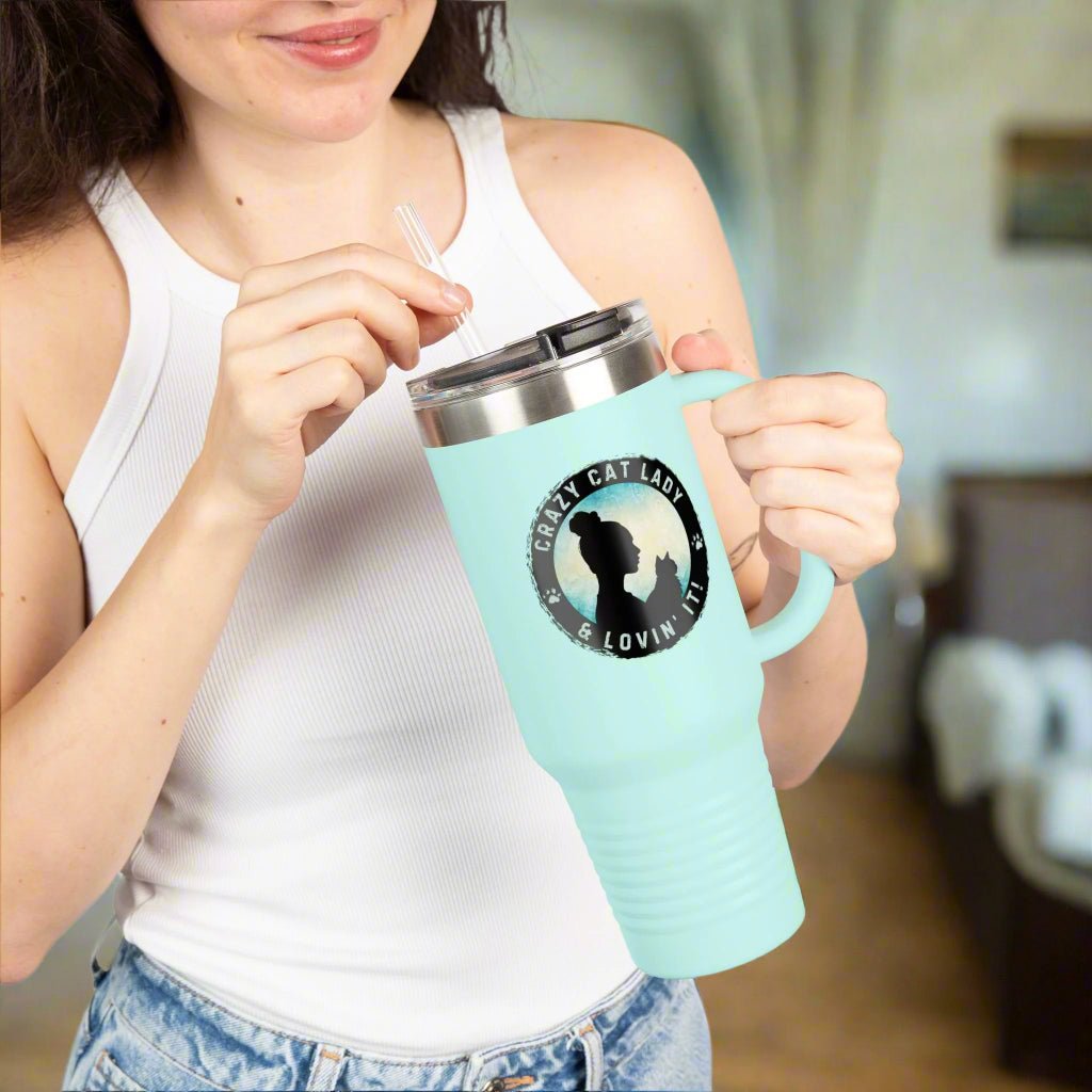 Travel Mug - 40oz -  Cat Lovers