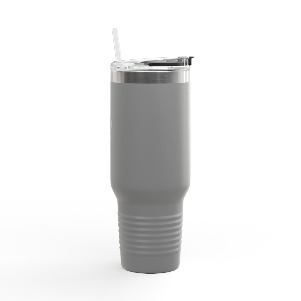 Cursive Tail Cat Lady Travel Mug