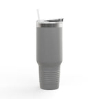 Cursive Tail Cat Lady Travel Mug