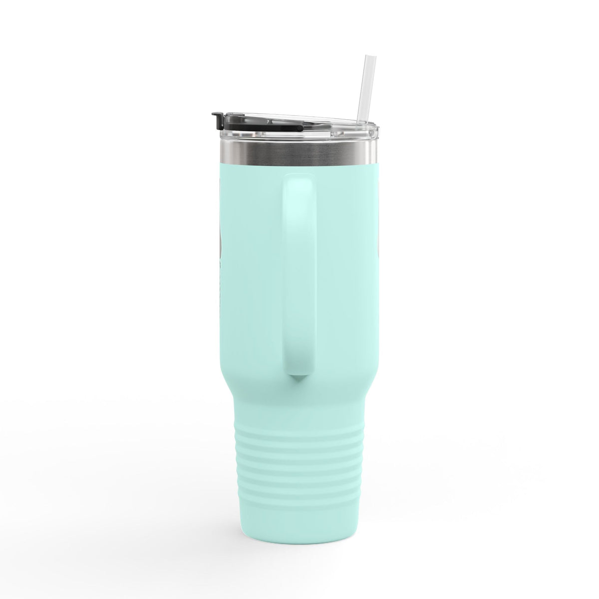 Cursive Tail Cat Lady Travel Mug