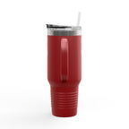 Cursive Tail Cat Lady Travel Mug