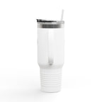 Cursive Tail Cat Lady Travel Mug