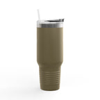 Cursive Tail Cat Lady Travel Mug