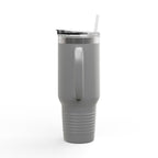 Cursive Tail Cat Lady Travel Mug