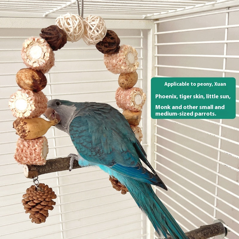 Natural Log Bird Stand