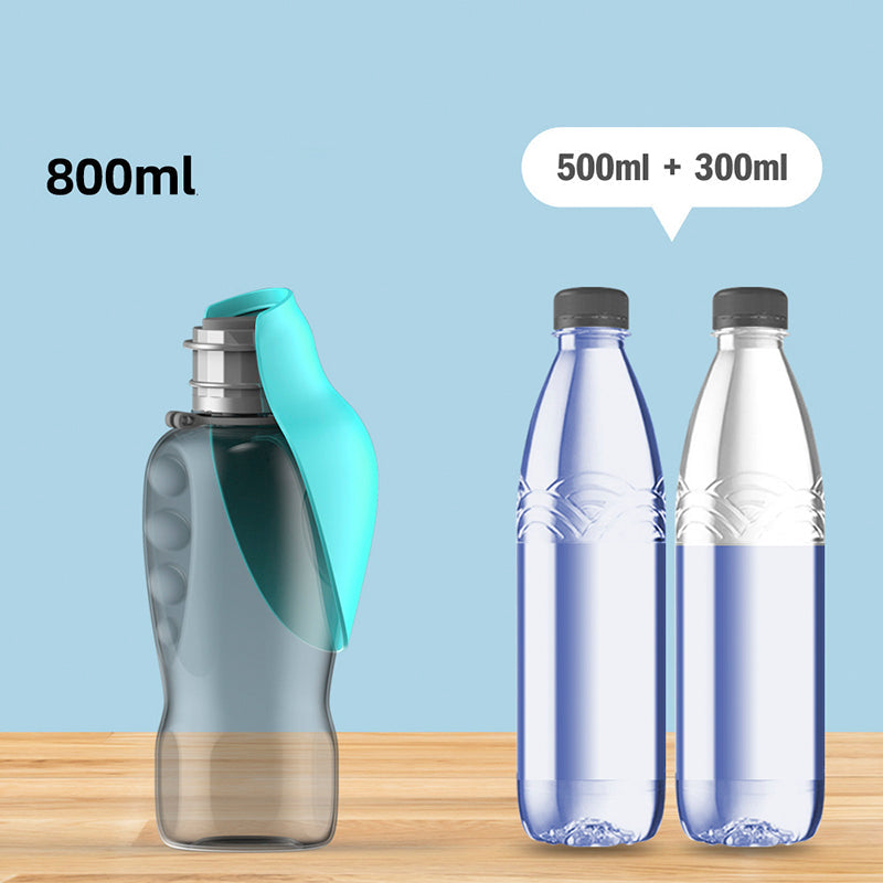 Pet Water Bottle With Drinking Bowl