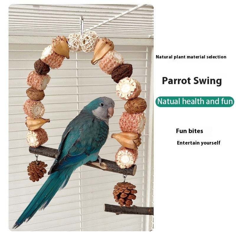 Natural Log Bird Stand