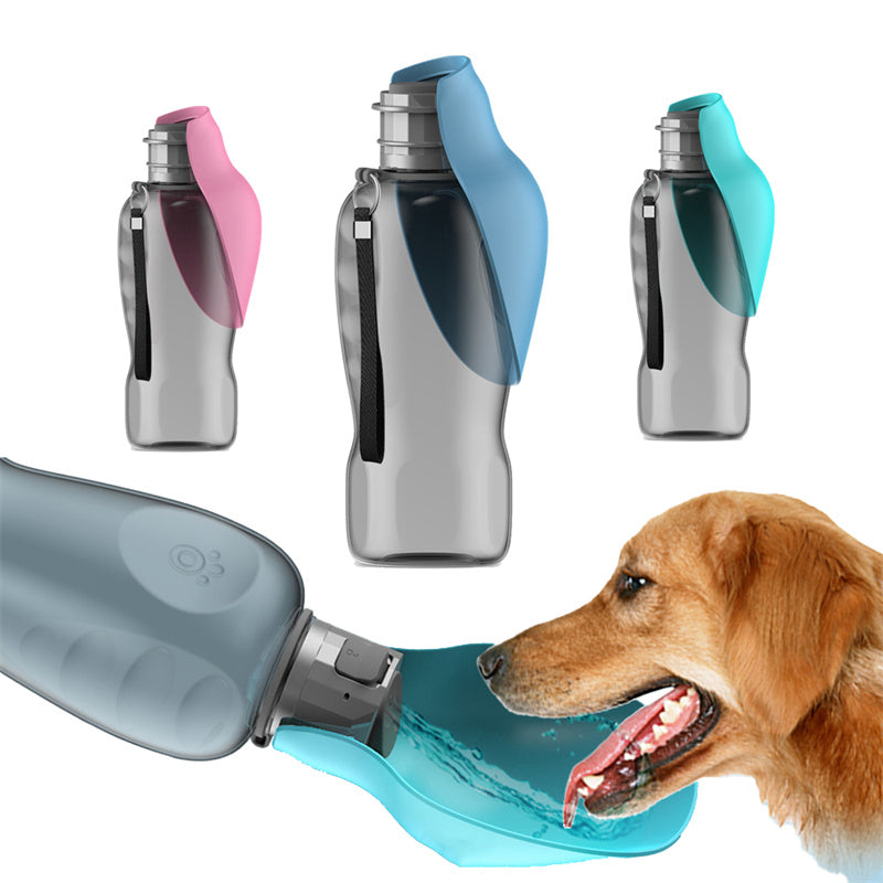 Pet Water Bottle With Drinking Bowl
