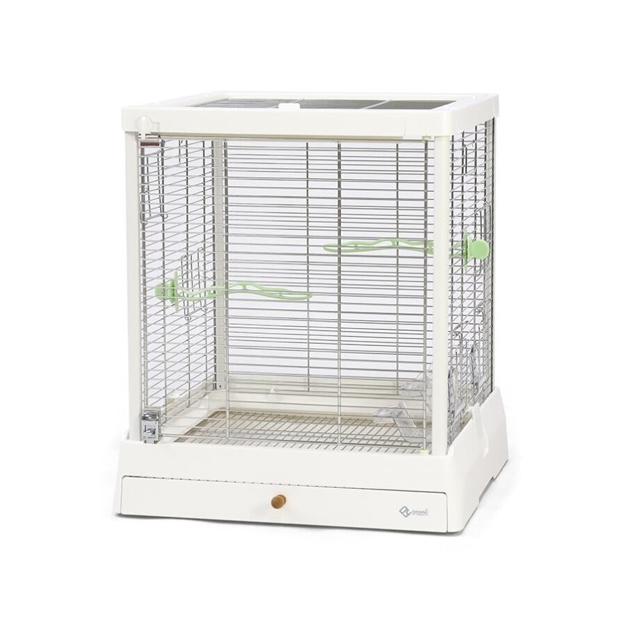 White Stainless Steel Bird Cage