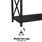 Metal Aquarium Stand with Accessories Storage