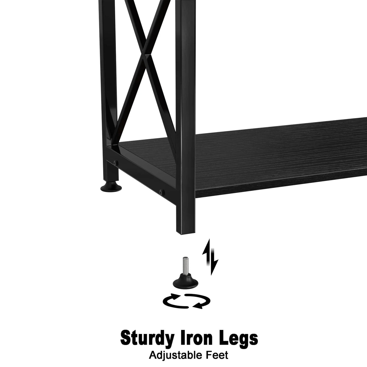 Metal Aquarium Stand with Accessories Storage