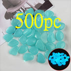 Fluorescent Aquarium Pebbles Fish Tank
