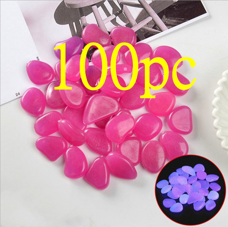 Fluorescent Aquarium Pebbles Fish Tank