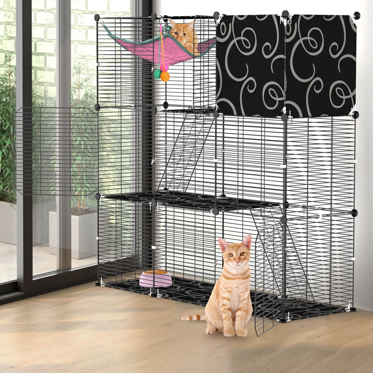 Pet Enclosure Indoor Cage Playpen