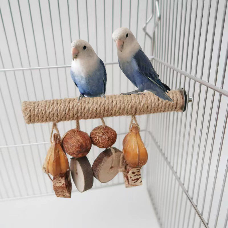Parrot Rope Braided Bird Toy