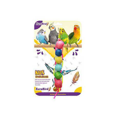 Beaded String Bird Toy for Physical Play