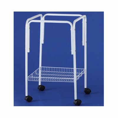 White Bird Cage Stand