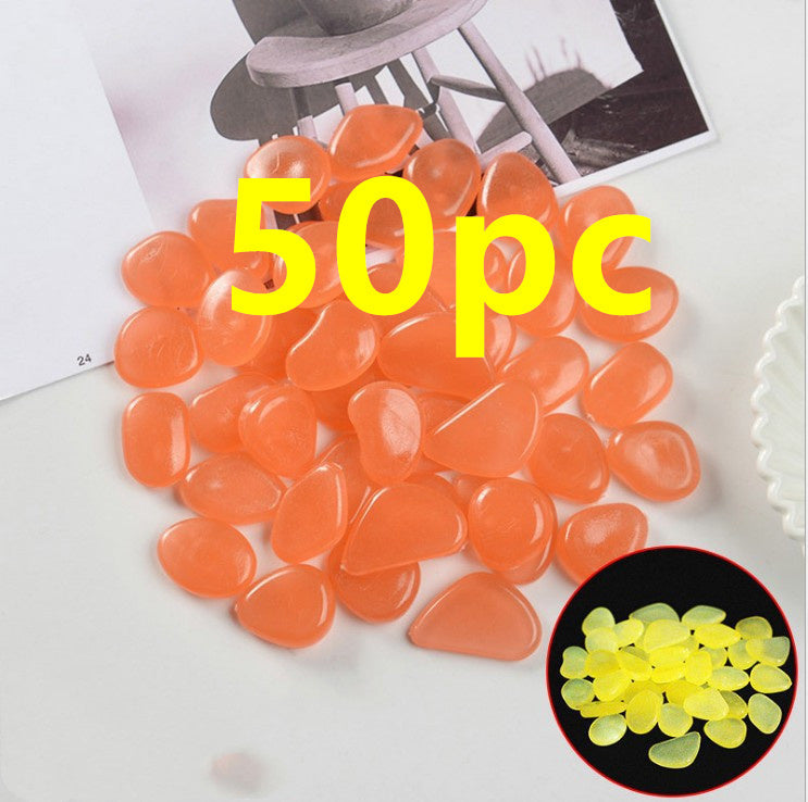 Fluorescent Aquarium Pebbles Fish Tank