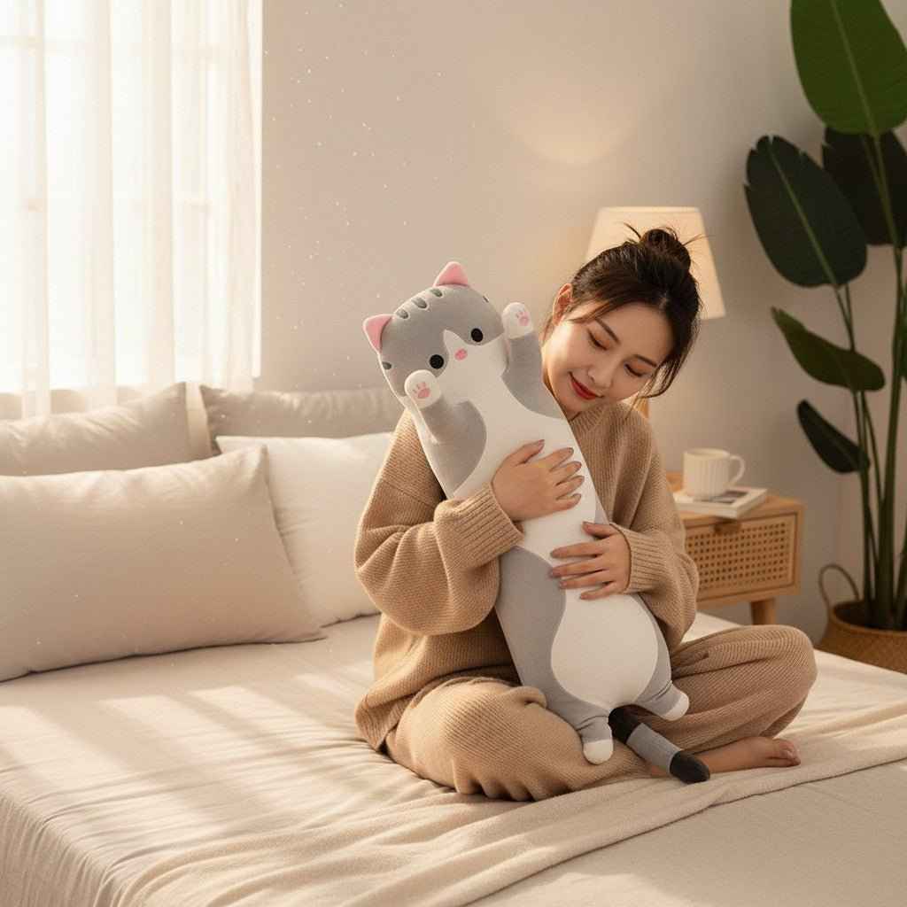 Soft Cuddly Cat Gift for Kids
