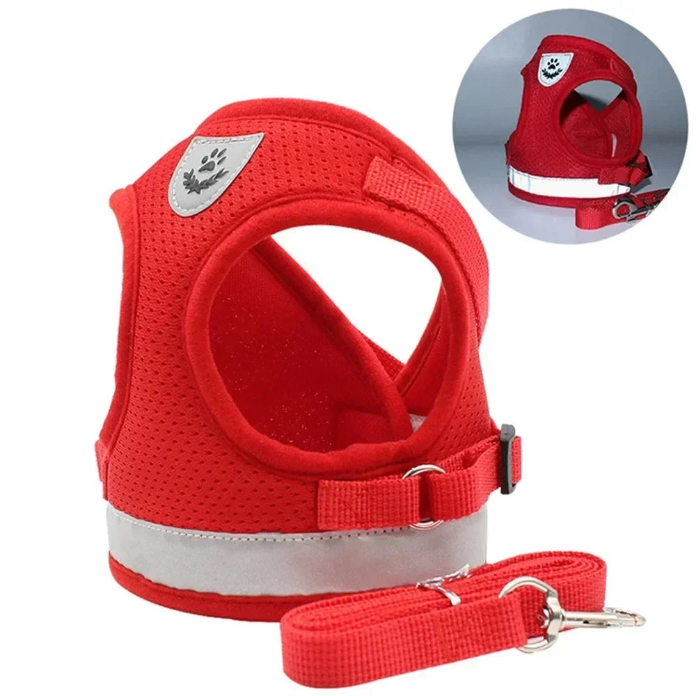 Reflective Cat Harness and Leash
