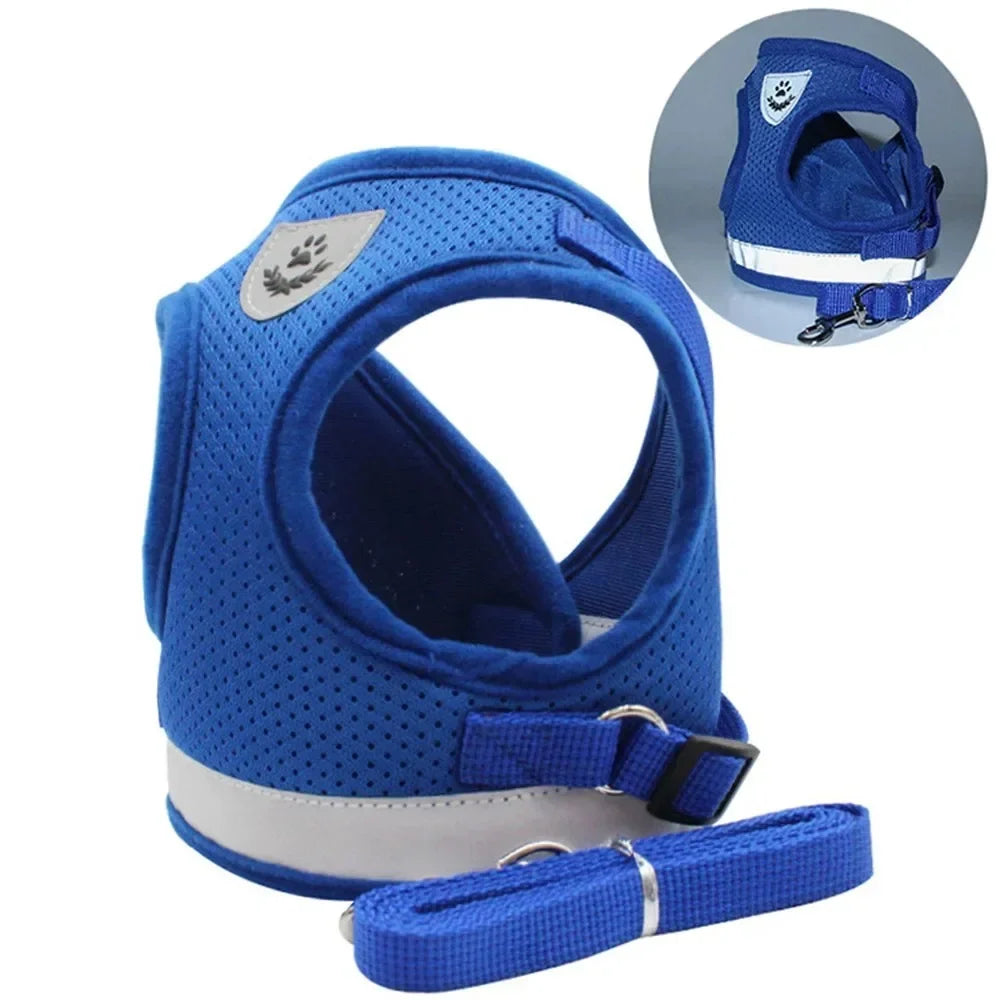 Reflective Cat Harness and Leash