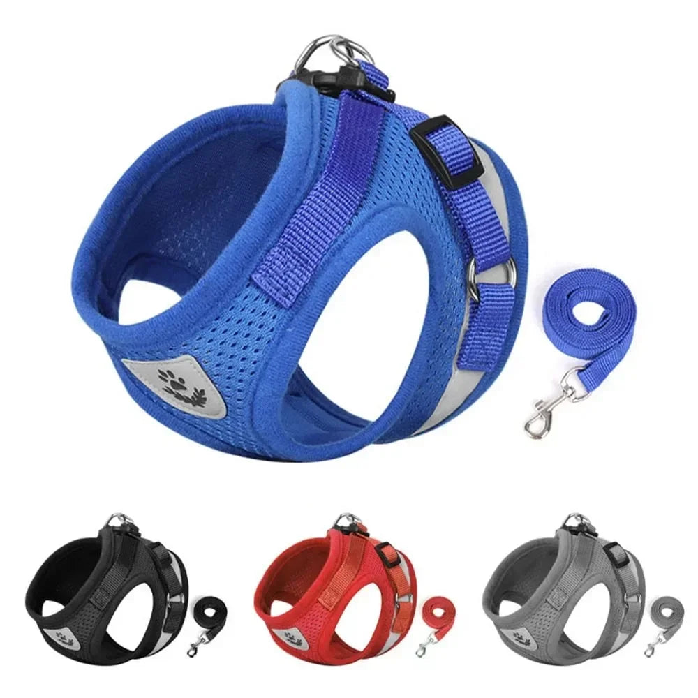 Reflective Cat Harness and Leash