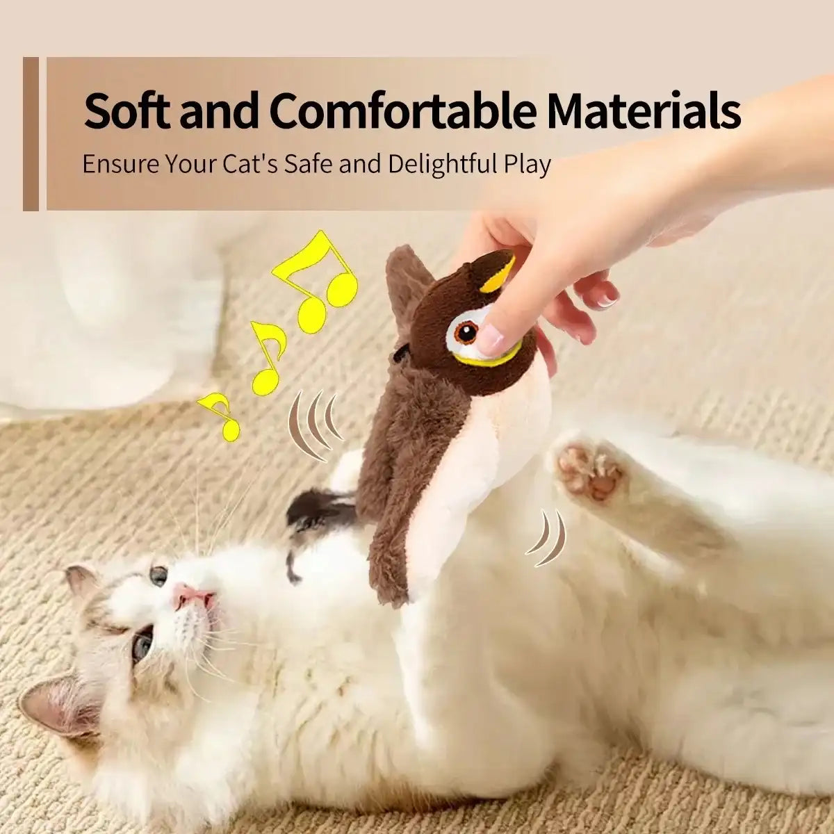 Flapping Bird Cat Toy